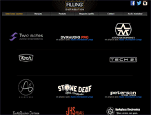 Tablet Screenshot of fillingdistribution.com